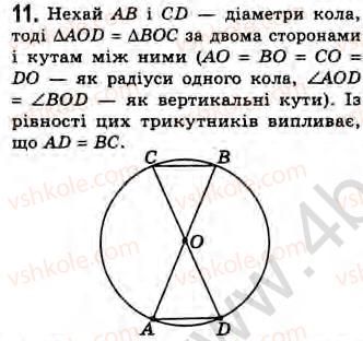 фото задание 11 - завдання 2 - § 2. центральний кут. градусна міра дуги кола - розділ 1. вимірювання кутів, пов’язаних з колом