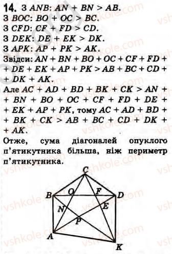 фото задание 14 - завдання 7 - § 7. багатокутники та їх властивості - розділ 2. багатокутники. площа плоскої фігури. чотирикутники