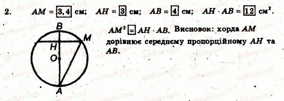 фото задание 2 - варіант 1 - графічний тренінг 3 - подібність трикутників - частина 1. поточний контроль знань