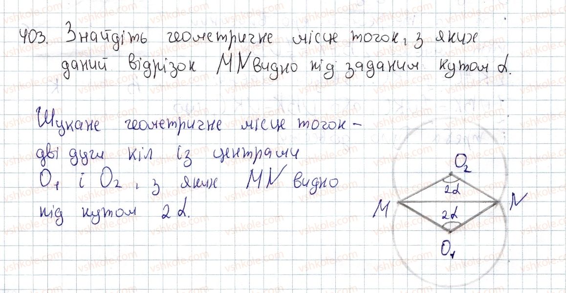 фото задание 403 - вправи для повторення розділу 1 - розділ 1. чотирикутники