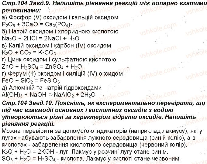 фото задание 104 - відповіді зі сторінок 101 - 156