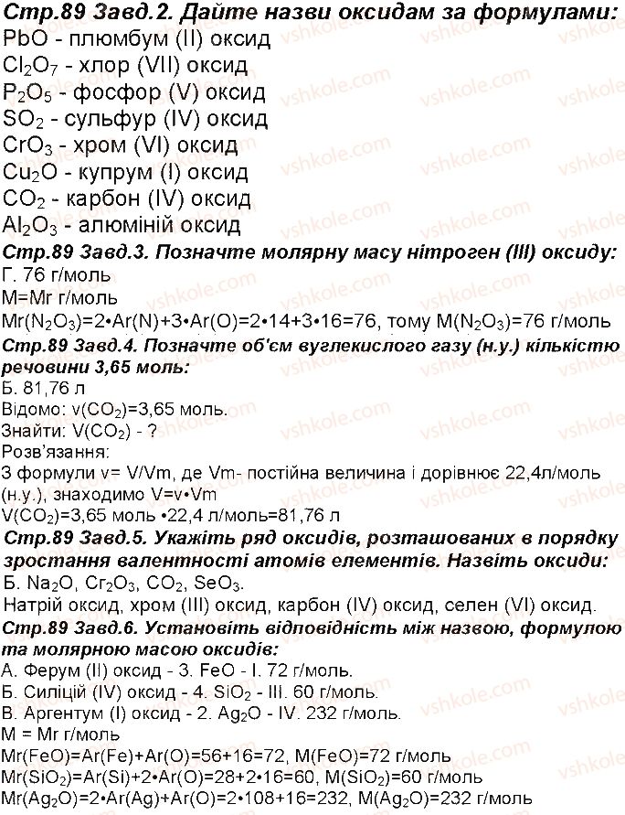 фото задание 89 - відповіді зі сторінок 51 - 100