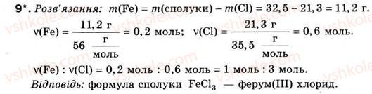 фото задание 9 - § 2. молярна маса - розділ 1. кількість речовини. розрахунки за хімічними формулами
