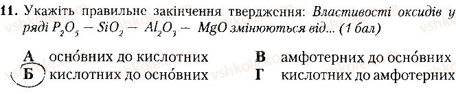 фото задание 11 - варіант 1 - контрольна робота № 1. періодичний закон. будова атома - контрольні роботи