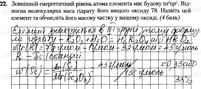 фото задание 22 - варіант 2 - контрольна робота № 1. періодичний закон. будова атома - контрольні роботи