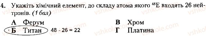 фото задание 4 - варіант 2 - контрольна робота № 1. періодичний закон. будова атома - контрольні роботи