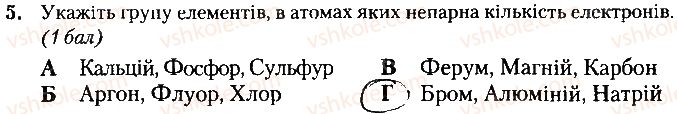 фото задание 5 - варіант 2 - контрольна робота № 1. періодичний закон. будова атома - контрольні роботи