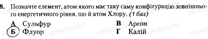 фото задание 8 - варіант 2 - контрольна робота № 1. періодичний закон. будова атома - контрольні роботи