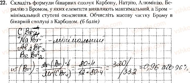 фото задание 22 - варіант 1 - контрольна робота № 2. хімічний зв'язок і будова речовини - контрольні роботи