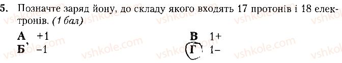 фото задание 5 - варіант 1 - контрольна робота № 2. хімічний зв'язок і будова речовини - контрольні роботи
