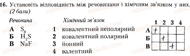 фото задание 16 - варіант 2 - контрольна робота № 2. хімічний зв'язок і будова речовини - контрольні роботи