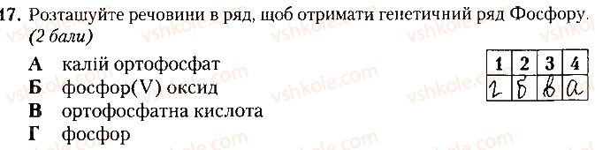 фото задание 17 - варіант 1 - контрольна робота № 4. основні класи неорганічних сполук - контрольні роботи