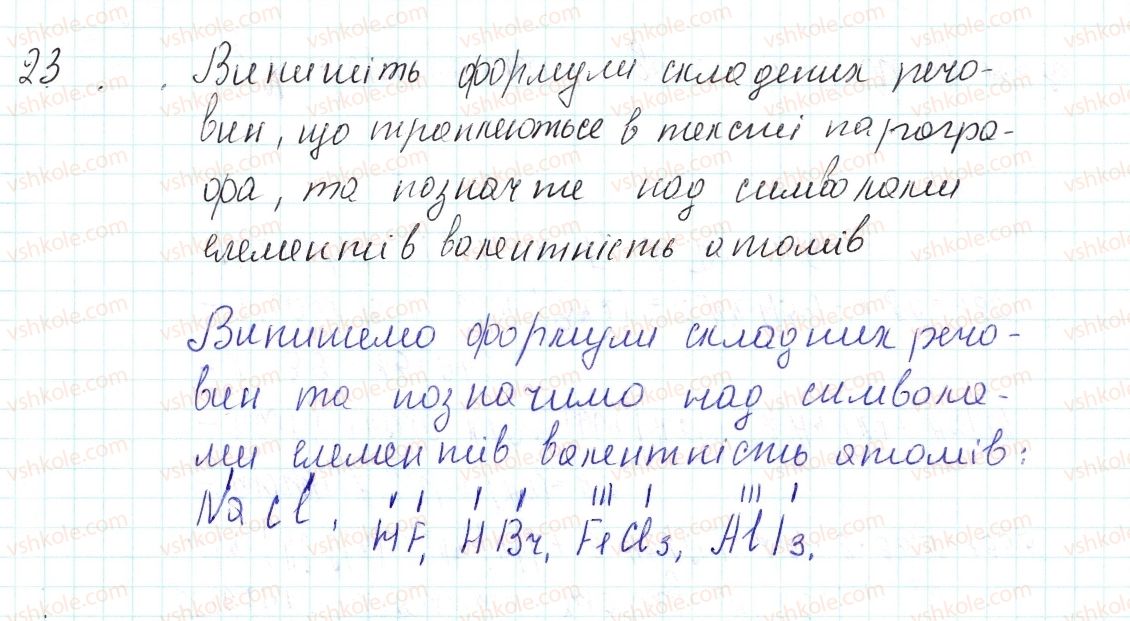 фото задание 23 - застосовуємо - § 6. поняття про галогени та інертні елементи - тема 1. періодичний закон і періодична система хімічних елементів д.і. менделєєва. будова атома