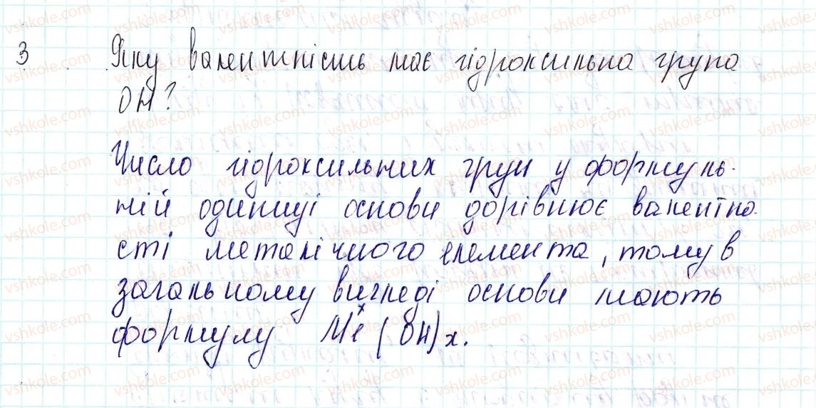 фото задание 3 - знаємо, розуміємо - § 31. склад і номенклатура основ - тема 4. основні класи неорганічних сполук