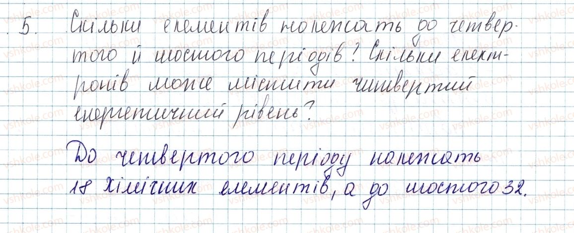 фото задание 5 - § 14. будова електронних оболонок атомів і структура періодичної системи - тема 1. періодичний закон і періодична система хімічних елементів. будова атома