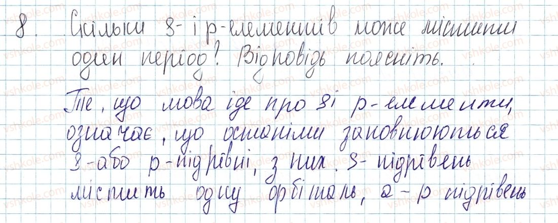 фото задание 8 - § 14. будова електронних оболонок атомів і структура періодичної системи - тема 1. періодичний закон і періодична система хімічних елементів. будова атома