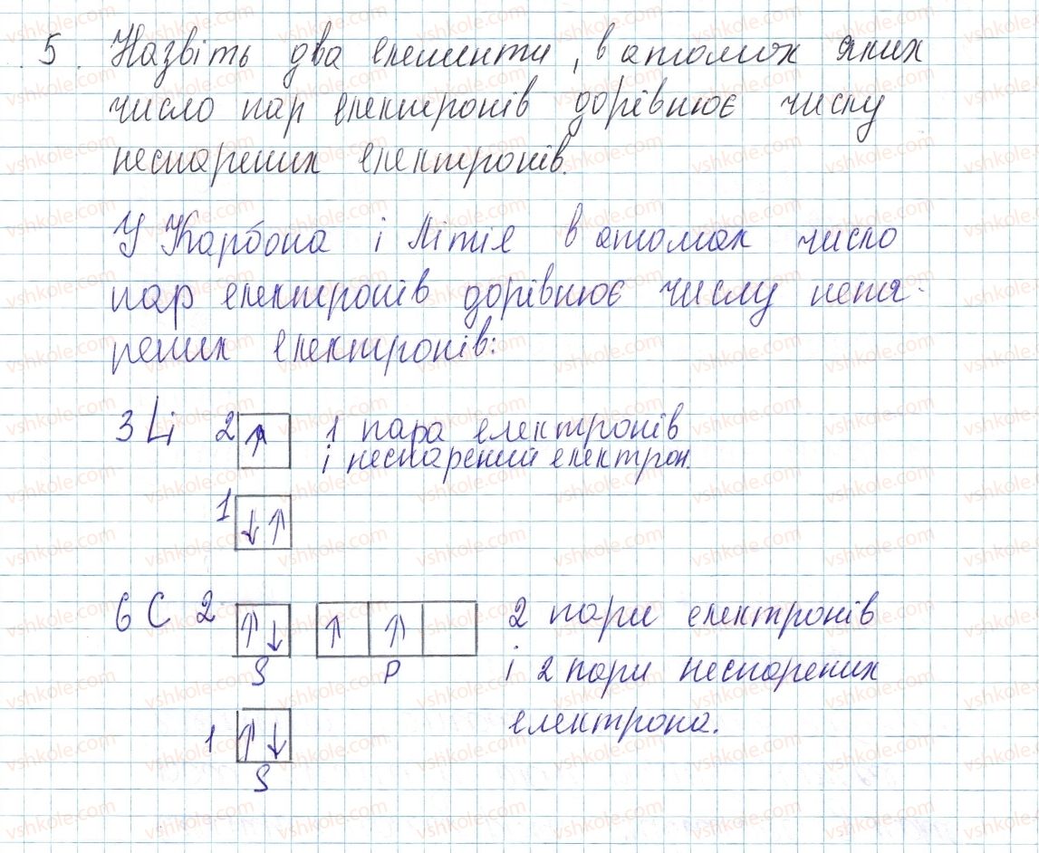 фото задание 5 - до § 14 - завдання для засвоєння матеріалу §4-§16 - тема 1. періодичний закон і періодична система хімічних елементів. будова атома
