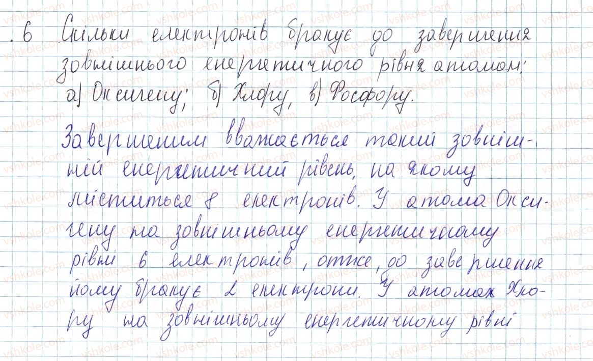 фото задание 6 - до § 15 - завдання для засвоєння матеріалу §4-§16 - тема 1. періодичний закон і періодична система хімічних елементів. будова атома