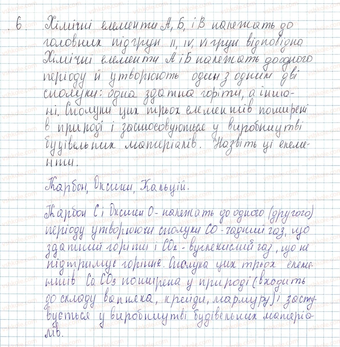 фото задание 6 - до § 8 - завдання для засвоєння матеріалу §4-§16 - тема 1. періодичний закон і періодична система хімічних елементів. будова атома