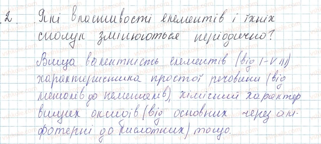 фото задание 2 - § 6. періодичний закон д. і. менделєєва - тема 1. періодичний закон і періодична система хімічних елементів. будова атома