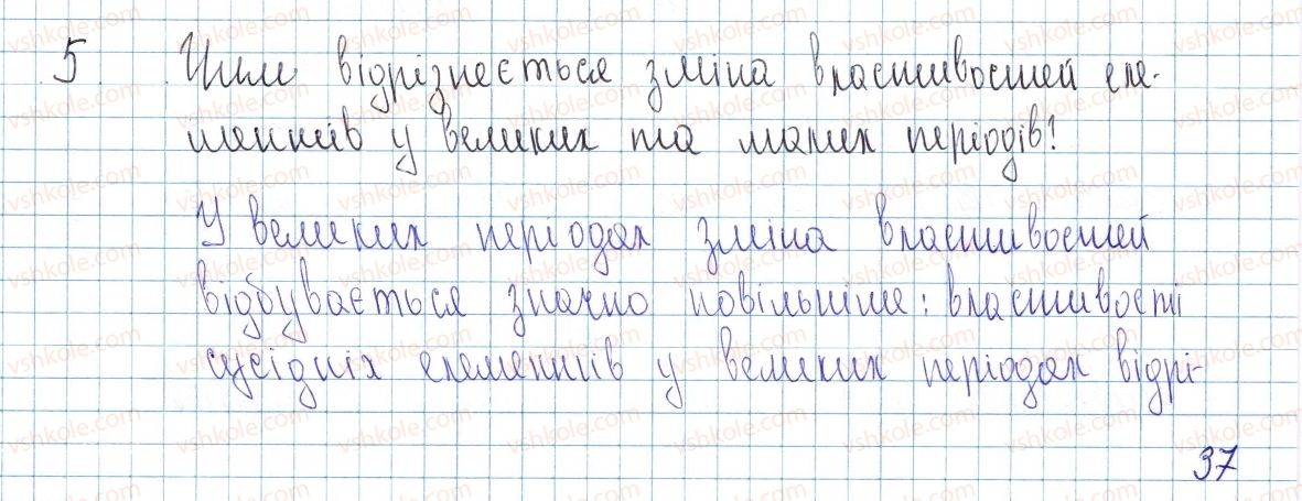 фото задание 5 - § 6. періодичний закон д. і. менделєєва - тема 1. періодичний закон і періодична система хімічних елементів. будова атома