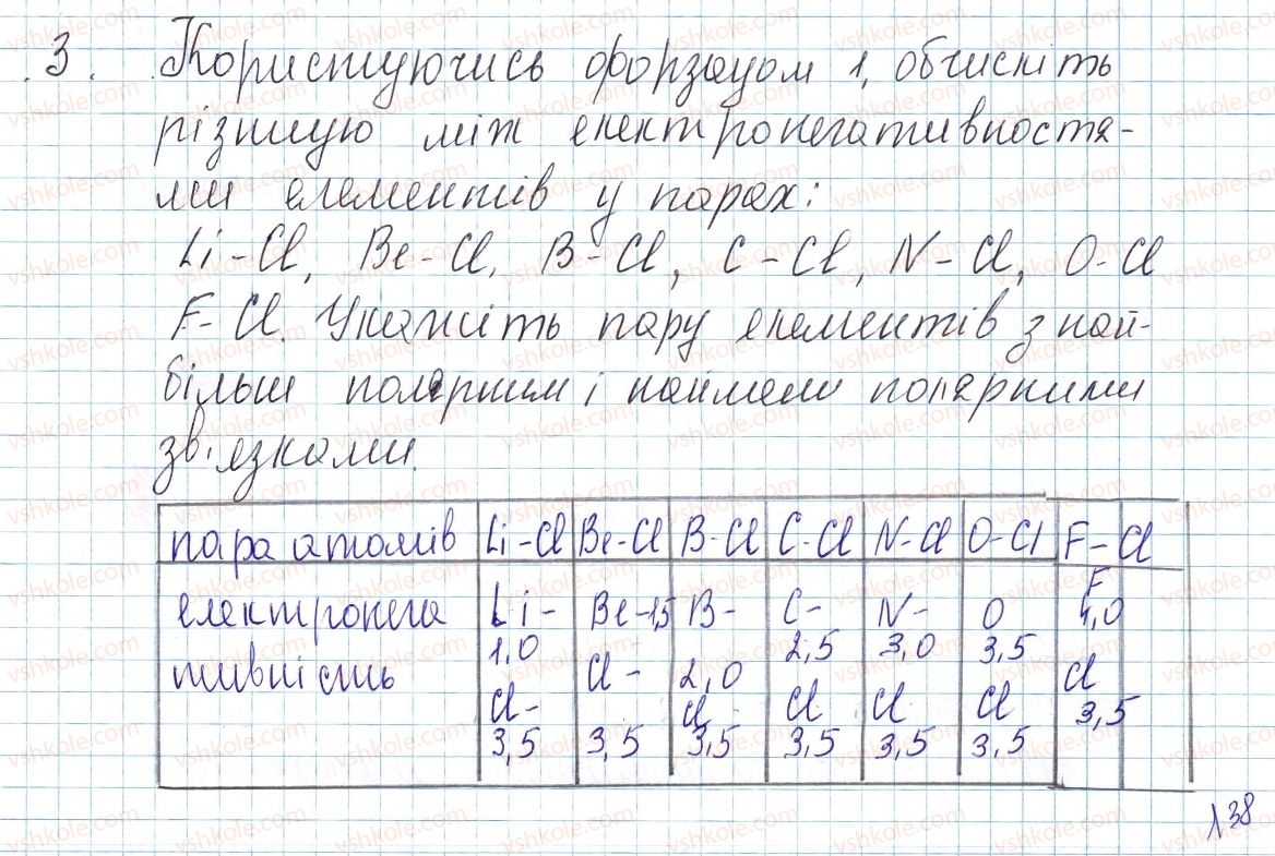 фото задание 3 - до § 19 - завдання для засвоєння матеріалу §17-§23 - тема 2. хімічний зв’язок і будова речовини