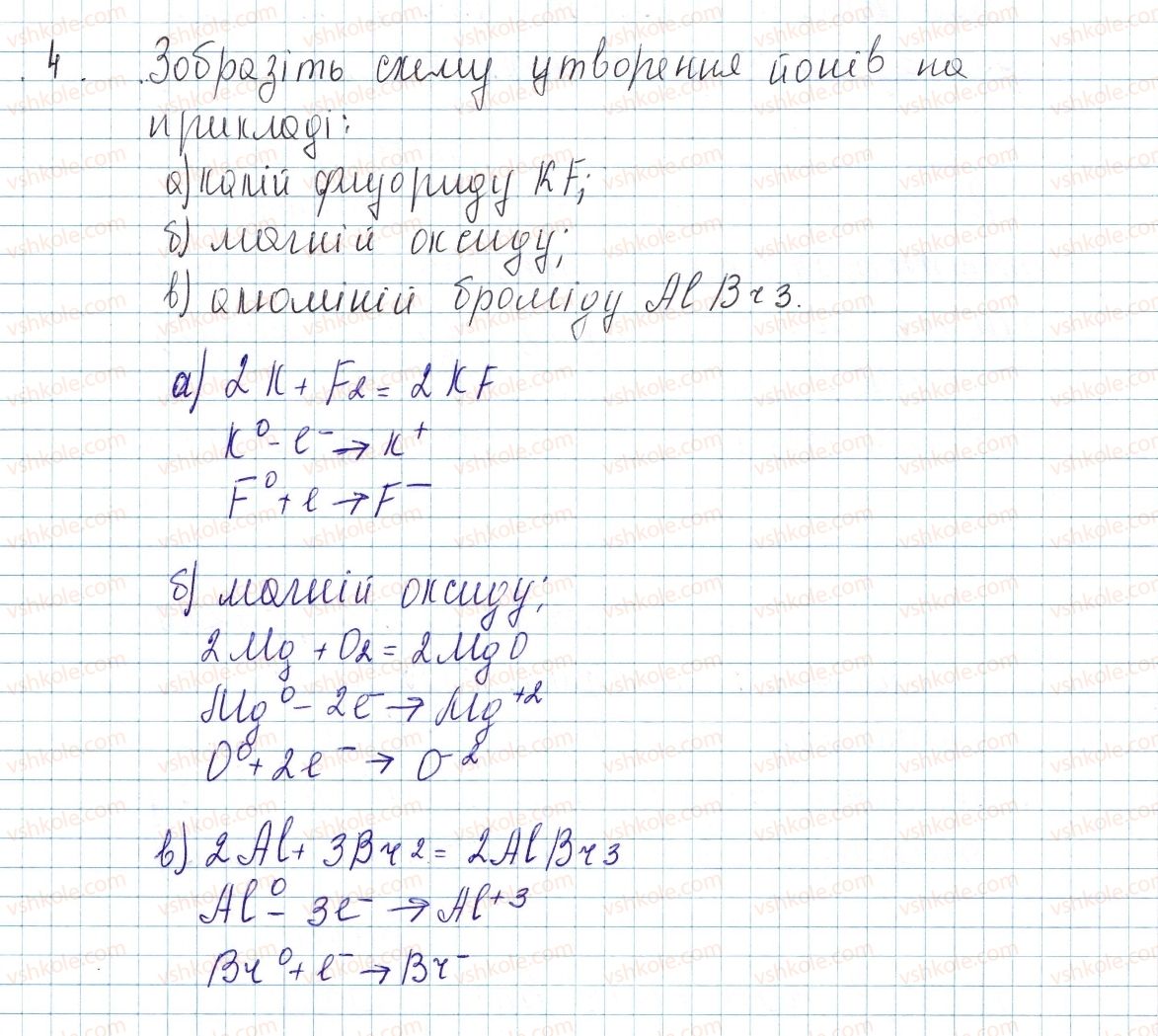 фото задание 4 - до § 20 - завдання для засвоєння матеріалу §17-§23 - тема 2. хімічний зв’язок і будова речовини