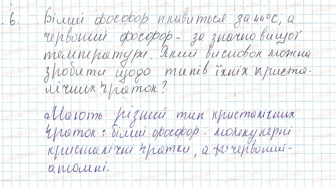 фото задание 6 - до § 23 - завдання для засвоєння матеріалу §17-§23 - тема 2. хімічний зв’язок і будова речовини