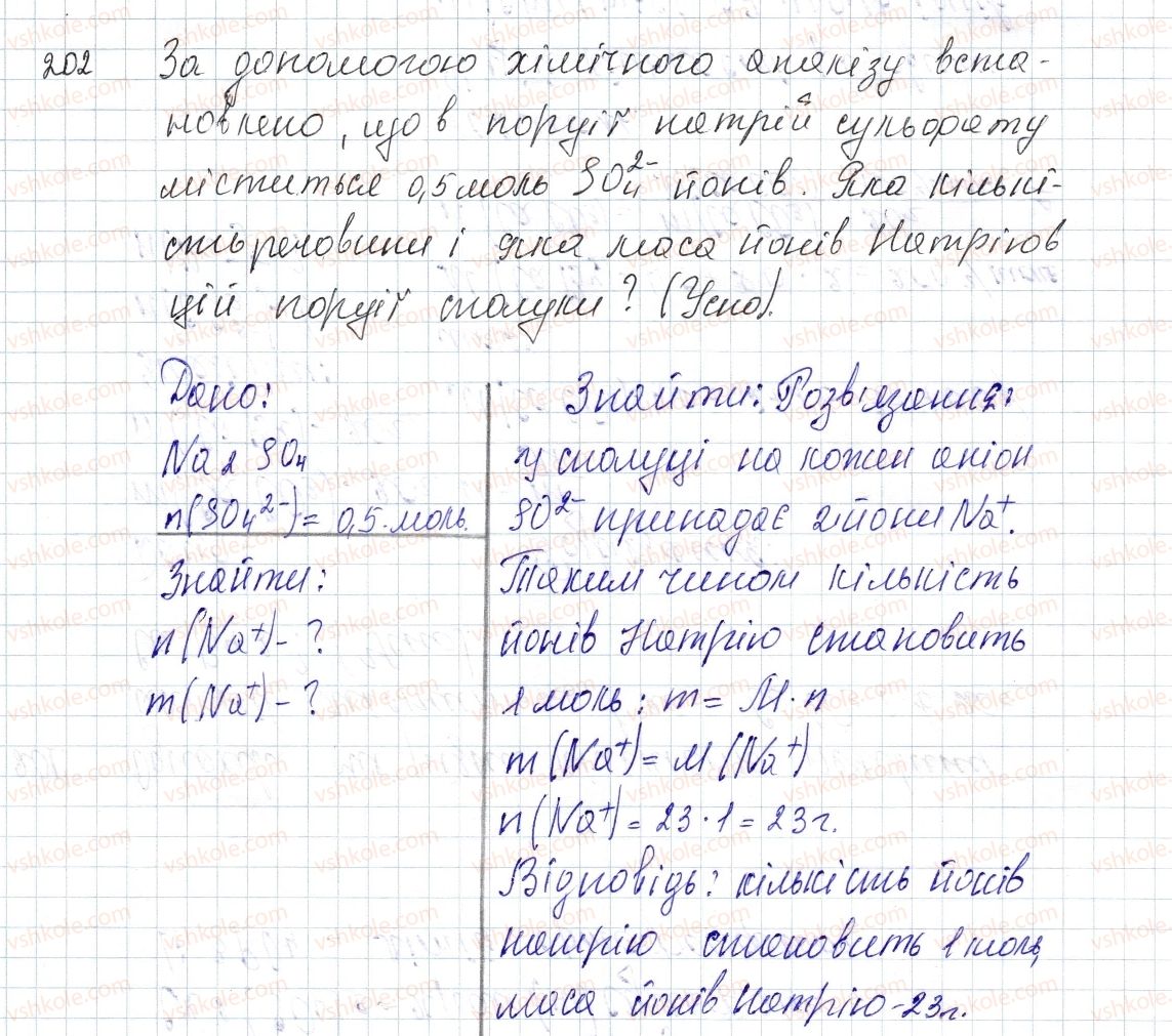фото задание 202 - § 26. солі - розділ 4. основні класи неорганічних сполук