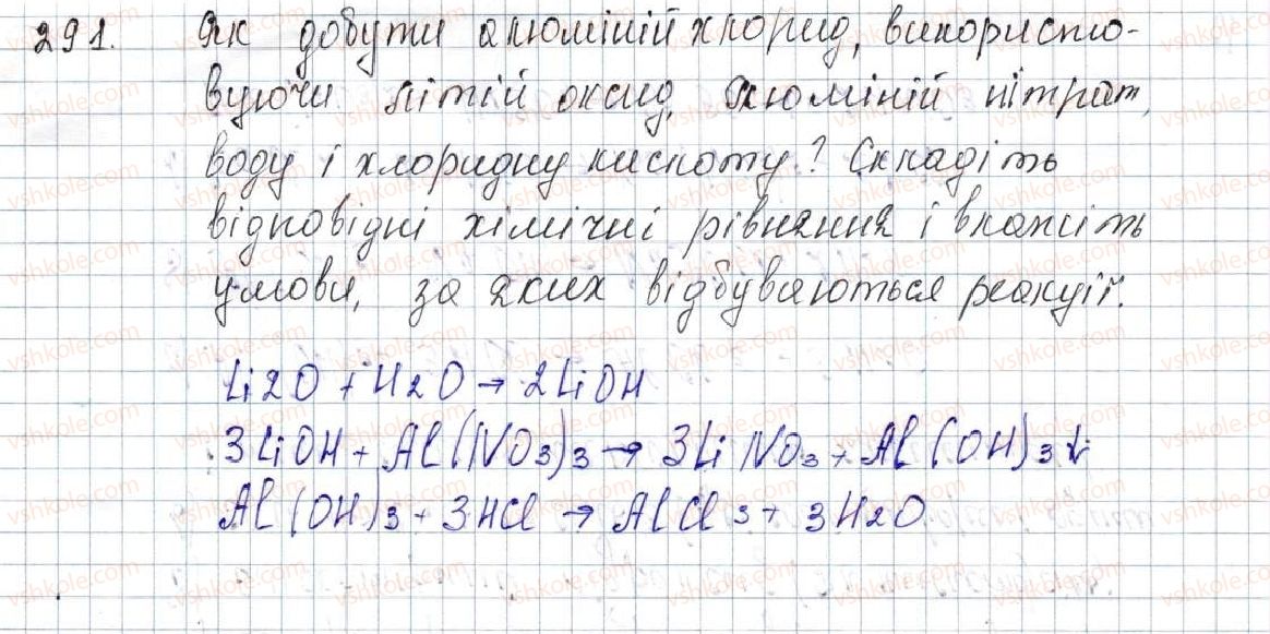 фото задание 291 - § 36. способи добування солей - розділ 4. основні класи неорганічних сполук