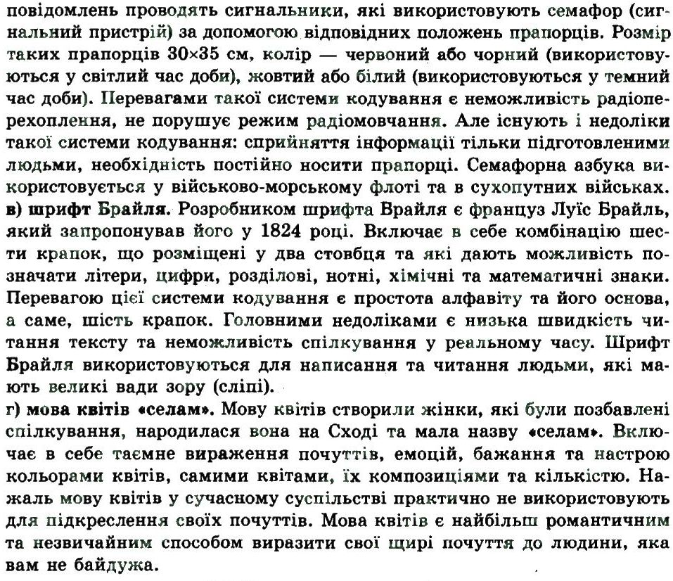 фото задание 11 - 1.1. опрацювання даних як інформаційний процес. кодування та декодування процес. кодування та декодування повідомлень - розділ 1. кодування даних