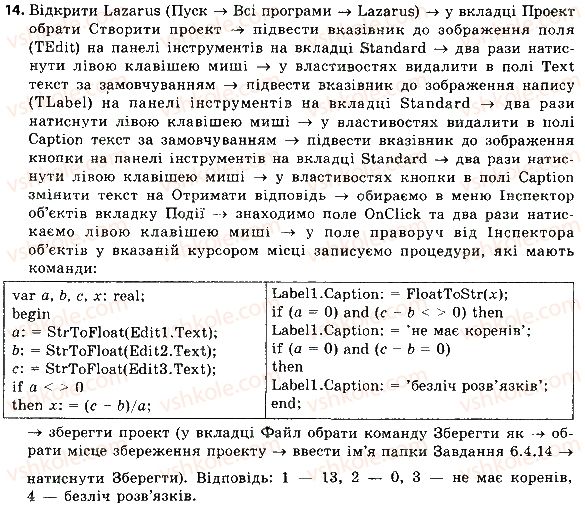 фото задание 14 - 6.4. алгоритми з розгалуженнями - розділ 6. алгоритми роботи з об’єктами та величинами