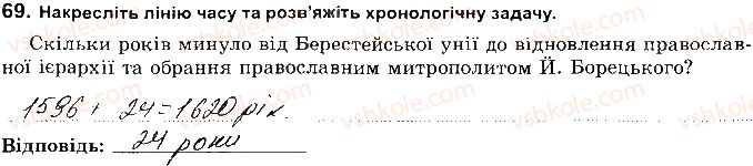 фото задание 69 - розділ 2. українські землі наприкінці 16 - перша половина 17 ст
