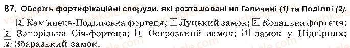 фото задание 87 - розділ 2. українські землі наприкінці 16 - перша половина 17 ст