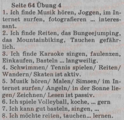фото задание 4 - st. 23. was macht man in der freizeit gern? - lektion 3. erholung und freizeit