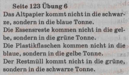 фото задание 6 - st. 46.mulltrennung - lektion 5. die natur um uns herum