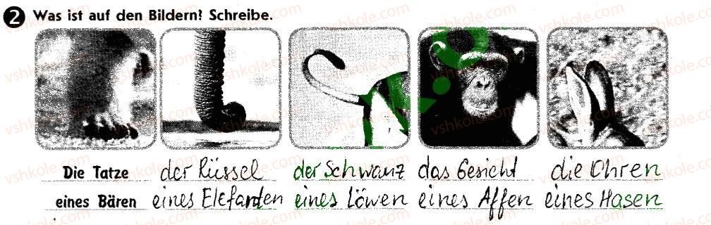 фото задание 2 - st. 41. unsere tiere - lektion 5. die natur um uns herum