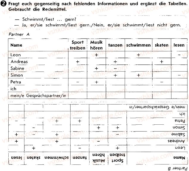 фото задание ст43впр2 - lektion 3. erholung und freizeit