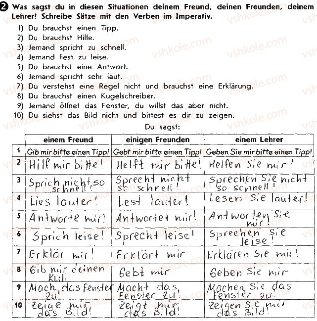 фото задание ст97впр2 - lektion 7. schulleben