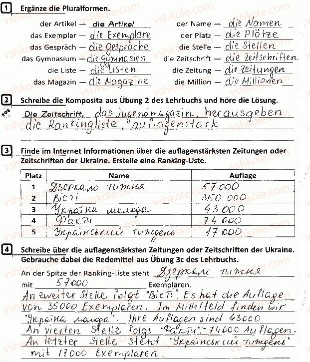 фото задание сторінка47 - lektion 5. stunde 49 - stunde 59-61