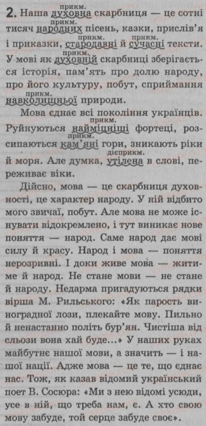 фото задание 2 - § 1. мова — найважливіший засіб спілкування, пізнання, впливу
