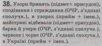 фото задание 38 - § 4. словосполучення. будова і види словосполучень за способами вираження головного слова - синтаксис. пунктуація