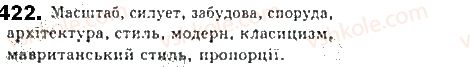 фото задание 422 - § 37. повторення відомостей про зв'язну мову - основи комунікативної діяльності
