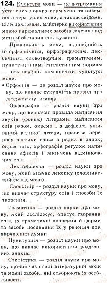 фото задание 124 - § 11. іменний складений присудок - синтаксис. пунктуація