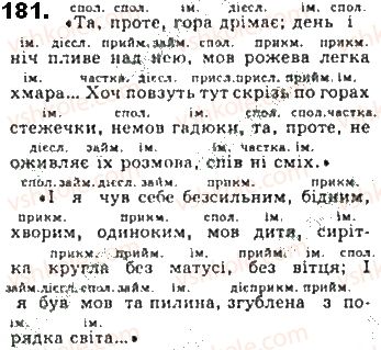 фото задание 181 - § 16. порівняльний зворот - синтаксис. пунктуація