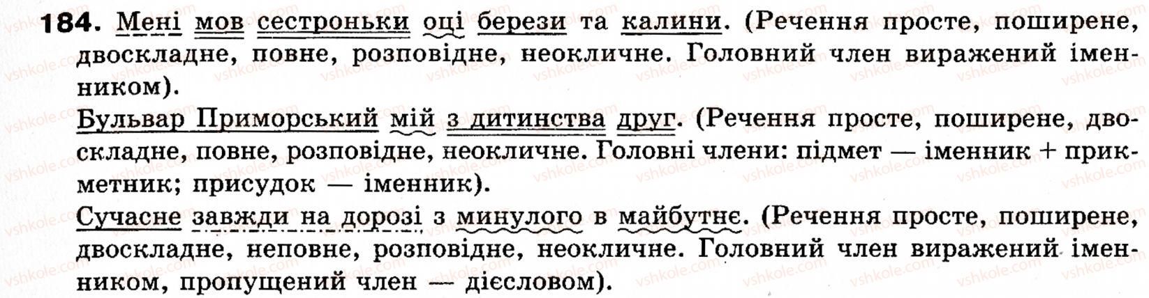 фото задание 184 - § 21. узагальнення вивченого з теми 