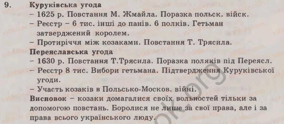 фото задание 9 - варіант 1 - узагальнюючий контроль - тема 2. українські землі в першій половині хvіі ст.