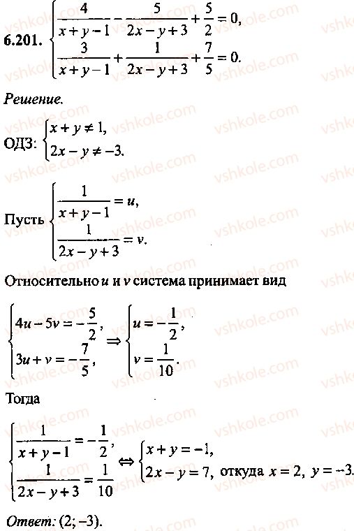 фото задание 201 - решение к главе 6