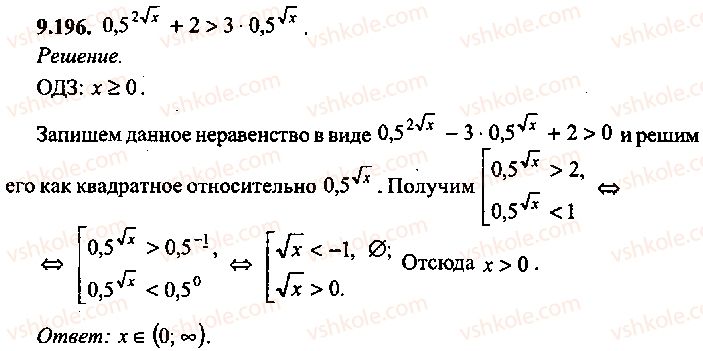 фото задание 196 - решение к главе 9