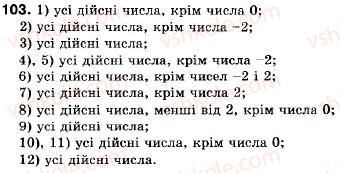 фото задание 103 - 4. нерівності з однією змінною - § 1. нерівності